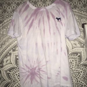 tie-dye PINK tee